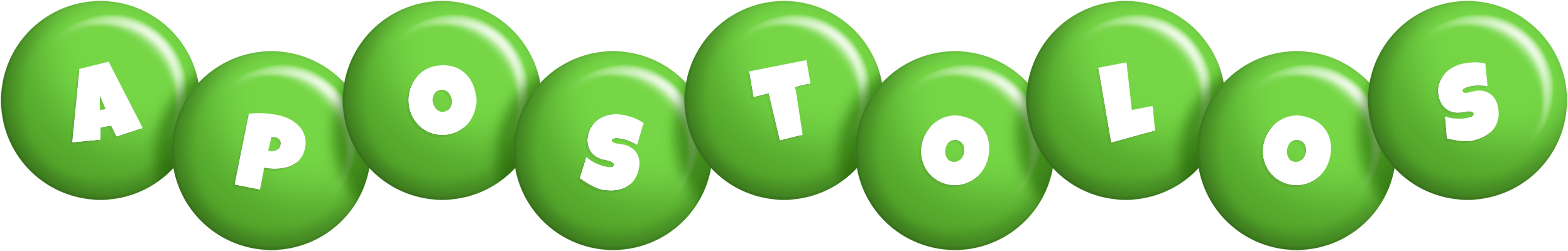 Apostolos candy-green logo