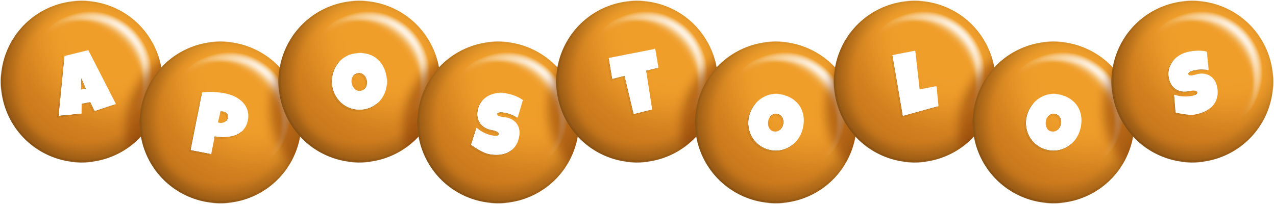 Apostolos candy-orange logo