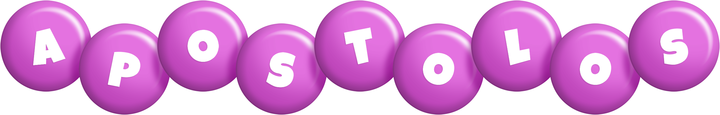Apostolos candy-purple logo