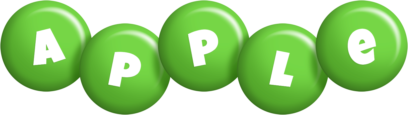 Apple candy-green logo