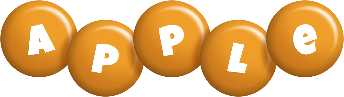 Apple candy-orange logo