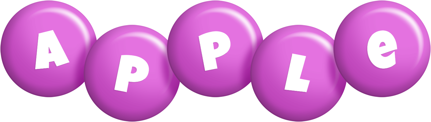 Apple candy-purple logo
