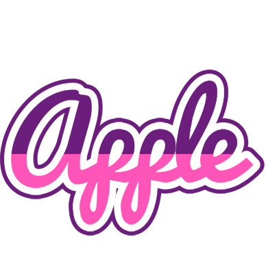 Apple cheerful logo