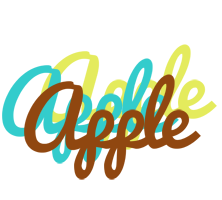 Apple cupcake logo