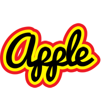 Apple flaming logo