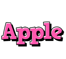 Apple girlish logo