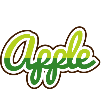 Apple golfing logo