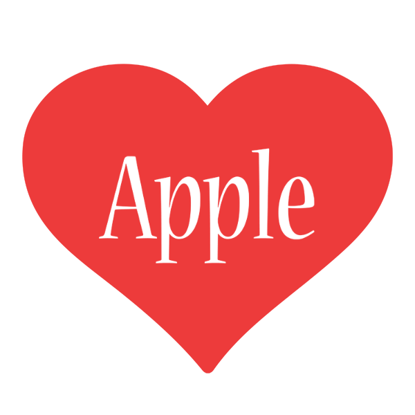 Apple love logo