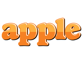 Apple orange logo