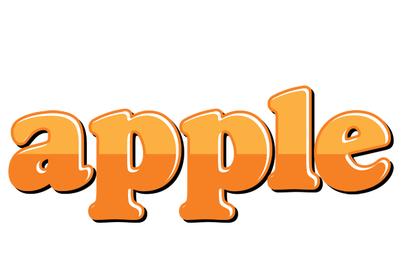 Apple orange logo