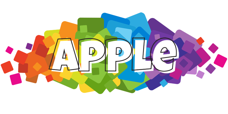 Apple pixels logo
