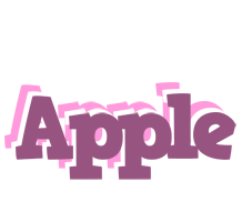 Apple relaxing logo
