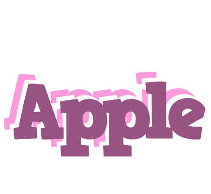 Apple relaxing logo