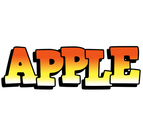 Apple sunset logo