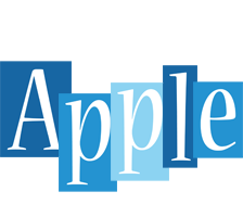 Apple winter logo