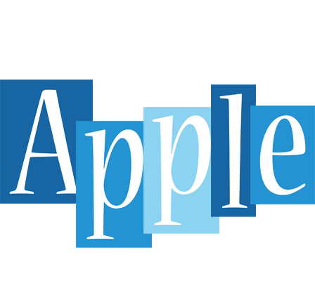 Apple winter logo