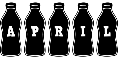 April bottle logo