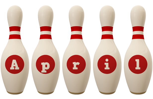 April bowling-pin logo