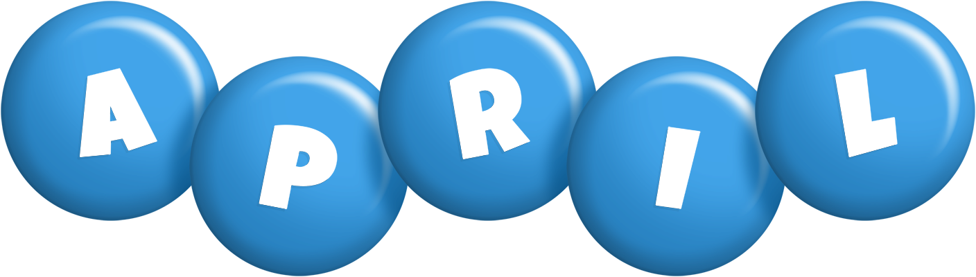 April candy-blue logo