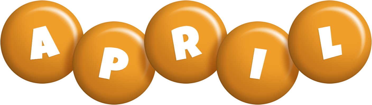 April candy-orange logo