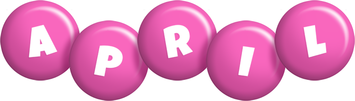 April candy-pink logo