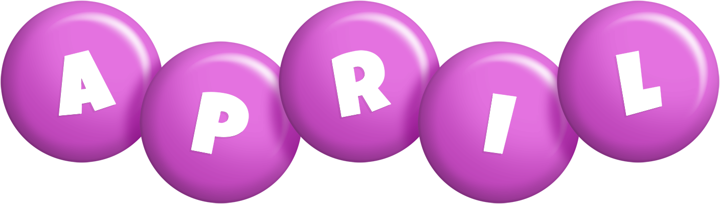 April candy-purple logo