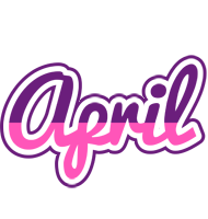 April cheerful logo