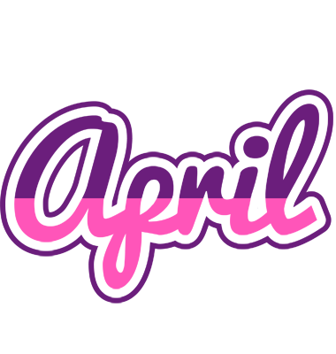 April cheerful logo