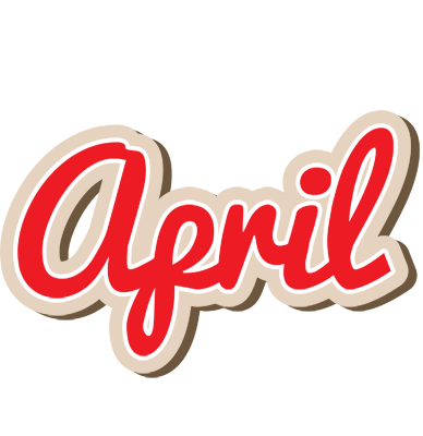April chocolate logo