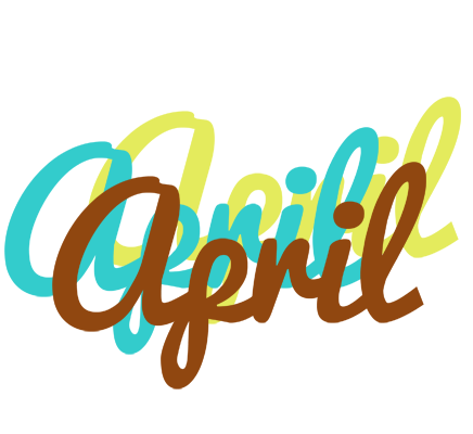 April cupcake logo