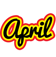 April flaming logo