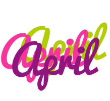 April flowers logo