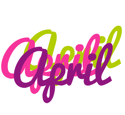 April flowers logo