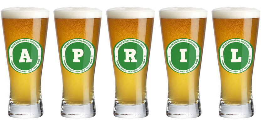 April lager logo