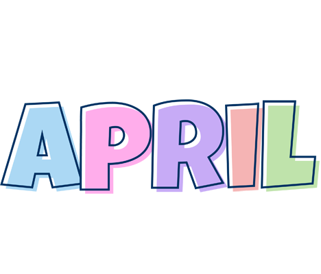 April pastel logo