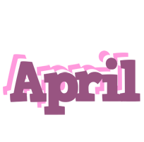 April relaxing logo