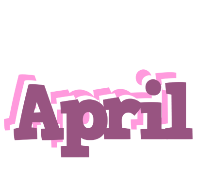 April relaxing logo