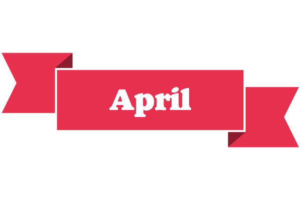April sale logo