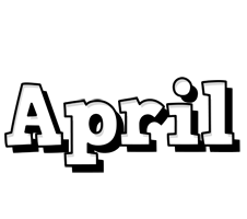 April snowing logo