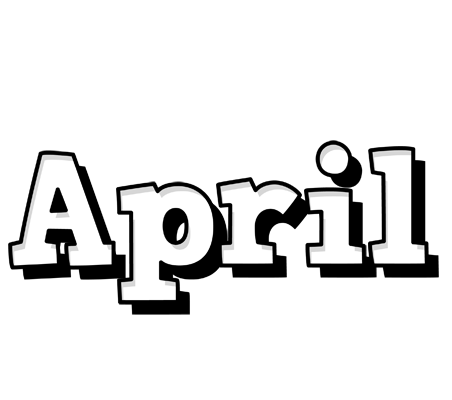 April snowing logo