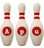 Apu bowling-pin logo