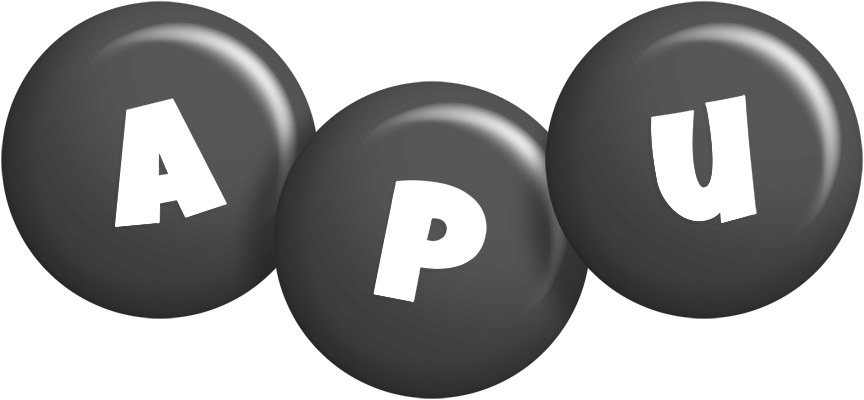 Apu candy-black logo