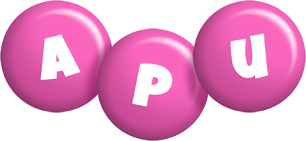 Apu candy-pink logo