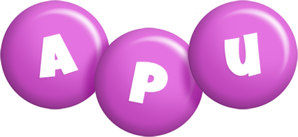 Apu candy-purple logo