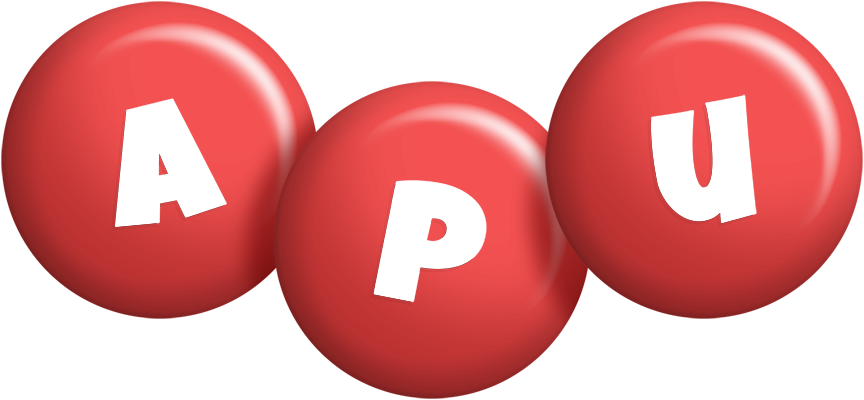 Apu candy-red logo
