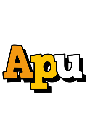 Apu cartoon logo
