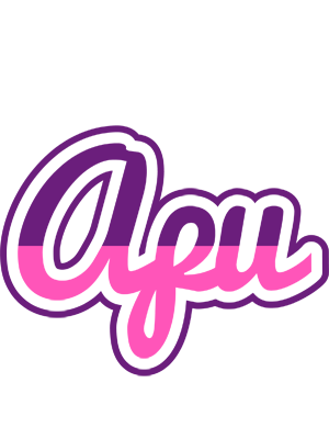 Apu cheerful logo