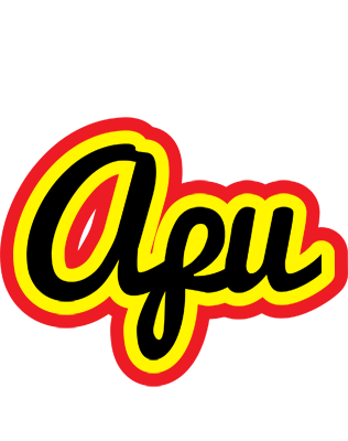 Apu flaming logo