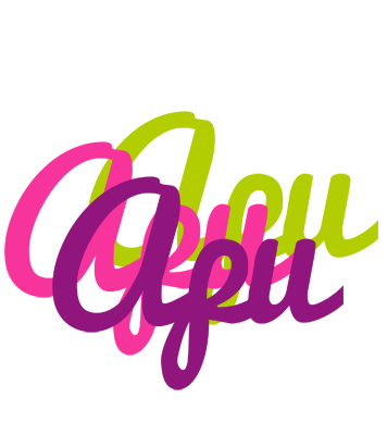 Apu flowers logo