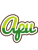 Apu golfing logo